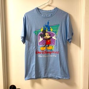 (Med) Blue Vintage Disney TShirt
